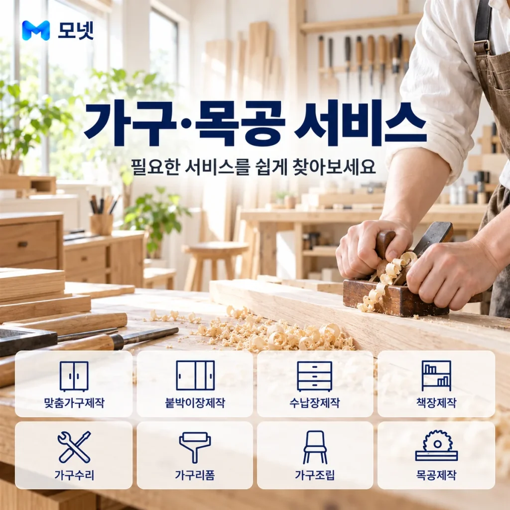 가구·목공 서비스 안내