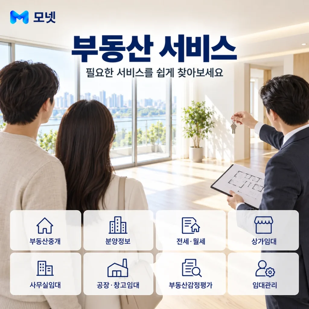 부동산 서비스 안내